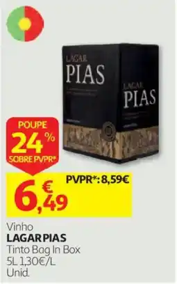 Auchan Vinho lagar pias promoção