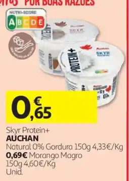 Auchan Skyr Protein+ Auchan promoção