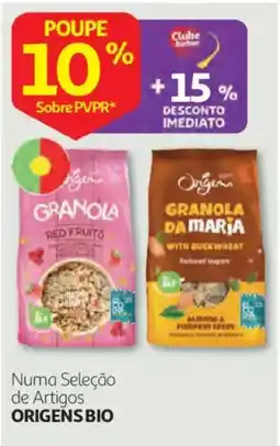 Auchan Origens Bio Granola Red Fruits promoção