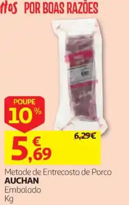 Auchan metade de entrecosto de porco auchan promoção