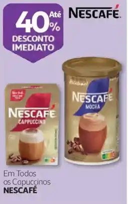 Auchan Em todos os capuccinos nescafé promoção