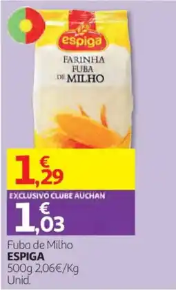 Auchan Fuba de Milho Espiga promoção