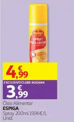 Auchan Óleo Alimentar Espiga promoção