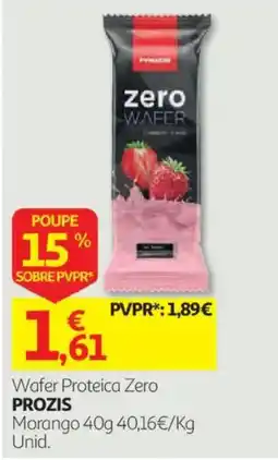 Auchan Wafer Proteica Zero PROZIS promoção