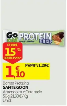 Auchan Barras Proteína Sante Go On promoção