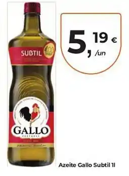 Aqui é fresco Azeite Gallo Subtil promoção