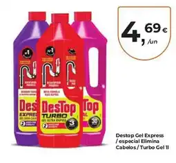 Aqui é fresco Destop gel express / especial elimina cabelos / turbo gel 1l promoção