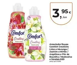 Aqui é fresco Amaciador Roupa Comfort Creations promoção