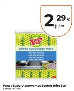 Aqui é fresco Panos super absorventes scotch-brite 5un promoção