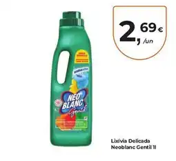 Aqui é fresco Lixívia Delicada Neobanc Gentil promoção