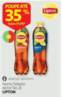 Auchan Ice Tea 2L Lipton promoção