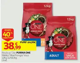 Auchan Ração p/ Cão Purina One promoção