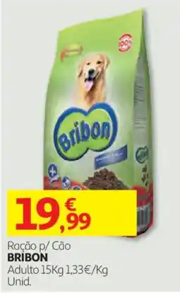 Auchan Ração p/ Cão BRIBON Adulto promoção
