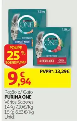 Auchan Ração p/ Gato Purina One promoção