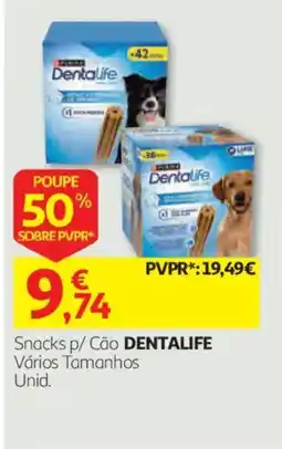 Auchan Snacks p/ Cão DENTALIFE promoção