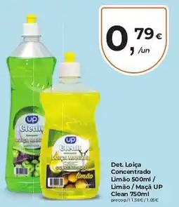 Aqui é fresco Det. Loica Concentrado Limão / Maçã UP promoção
