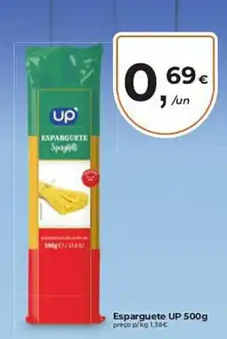 Aqui é fresco Esparguete UP promoção