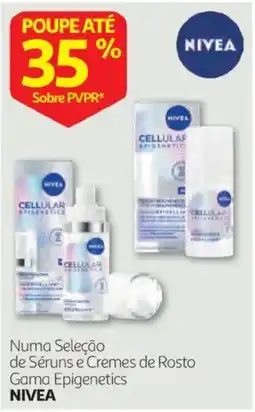 Auchan Séruns e cremes de rosto gama epigenetics nivea promoção