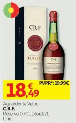 Auchan Aguardente Velha C.R.F. Reserva promoção
