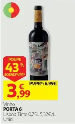 Auchan Vinho porta 6 promoção