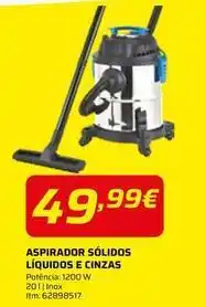 Aspirador sólidos líquidos e cinzas