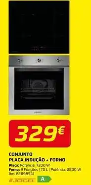 Bricomarché Conjunto placa induçao + forno promoção