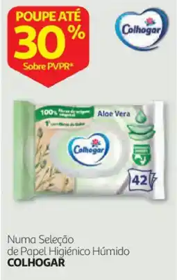 Auchan Papel Higiênico Húmido Colhogar promoção