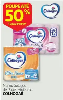 Auchan Numa Seleção de Papel Higiênico Colhogar promoção