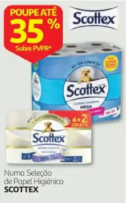 Auchan Numa Seleção de Papel Higiênico Scottex promoção