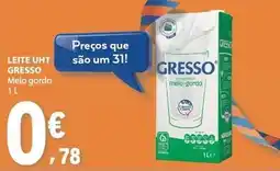 E.Leclerc Gresso - leite uht promoção