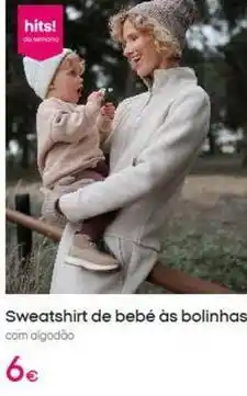 Com - sweatshirt de bebe as bolinhas