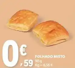 E.Leclerc Folhado misto promoção