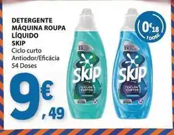 E.Leclerc Skip - detergente maquina roupa líquido promoção