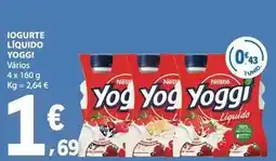 E.Leclerc Yoggi - iogurte liquido promoção