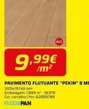 Bricomarché Pan - pavimento flutuante pekin 8 m2 promoção