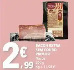 E.Leclerc Primor - bacon extra sem couro promoção