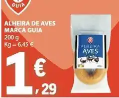 E.Leclerc Marca guia - alheira de aves marca promoção