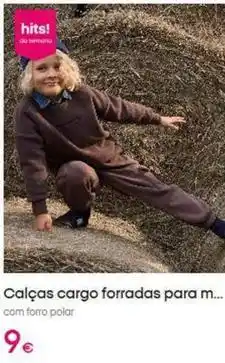 Com - calças cargo forradas para m