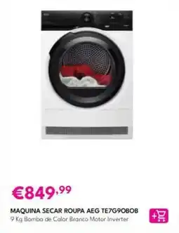 Radio Popular Aeg - maquina secar roupa promoção