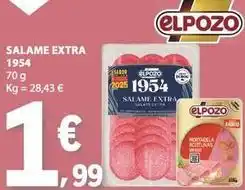 E.Leclerc Elpozo - salame extra 1954 promoção