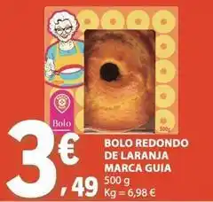 E.Leclerc Marca guia - bolo redondo de laranja promoção