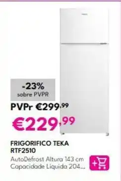 Radio Popular Teka - frigorifico rtf2510 promoção
