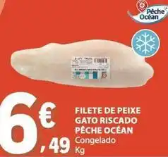 E.Leclerc Filete de peixe gato riscado pêche océan promoção
