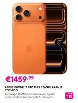 Radio Popular Apple - iphone 17 pro max 256gb laranja promoção