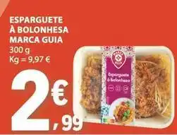 E.Leclerc Marca guia - esparguete à bolonhesa promoção