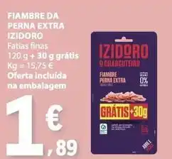 E.Leclerc Izidoro - fiambre da perna extra promoção