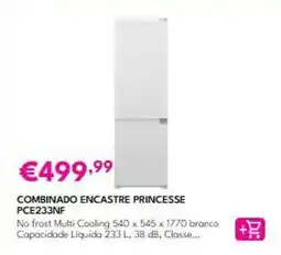 Radio Popular Princesse - combinado encastre pce233nf promoção