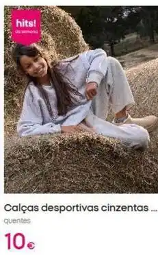 Pepco Calças desportivas cinzentas promoção