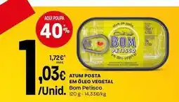 Intermarché Bom petisco - atum posta em oleo vegetal promoção