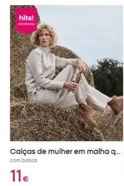 Pepco com - calças de mulher em malha promoção